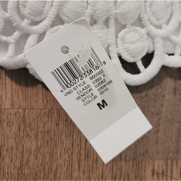True by Rue 21 Lace White Bralette Size Medium - Picture 3 of 6